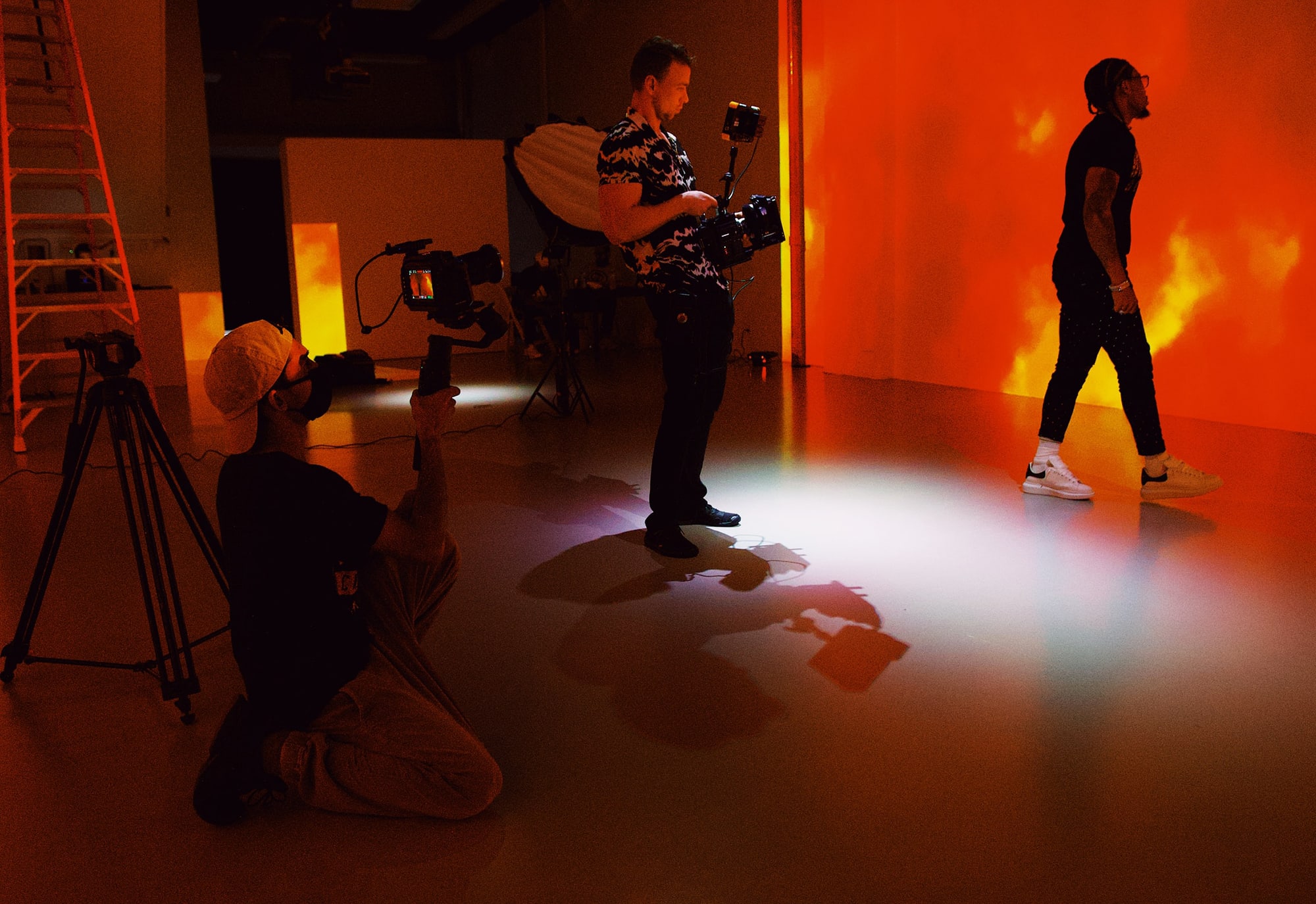 FEDEL Music Photo Shoot with Matcha Design