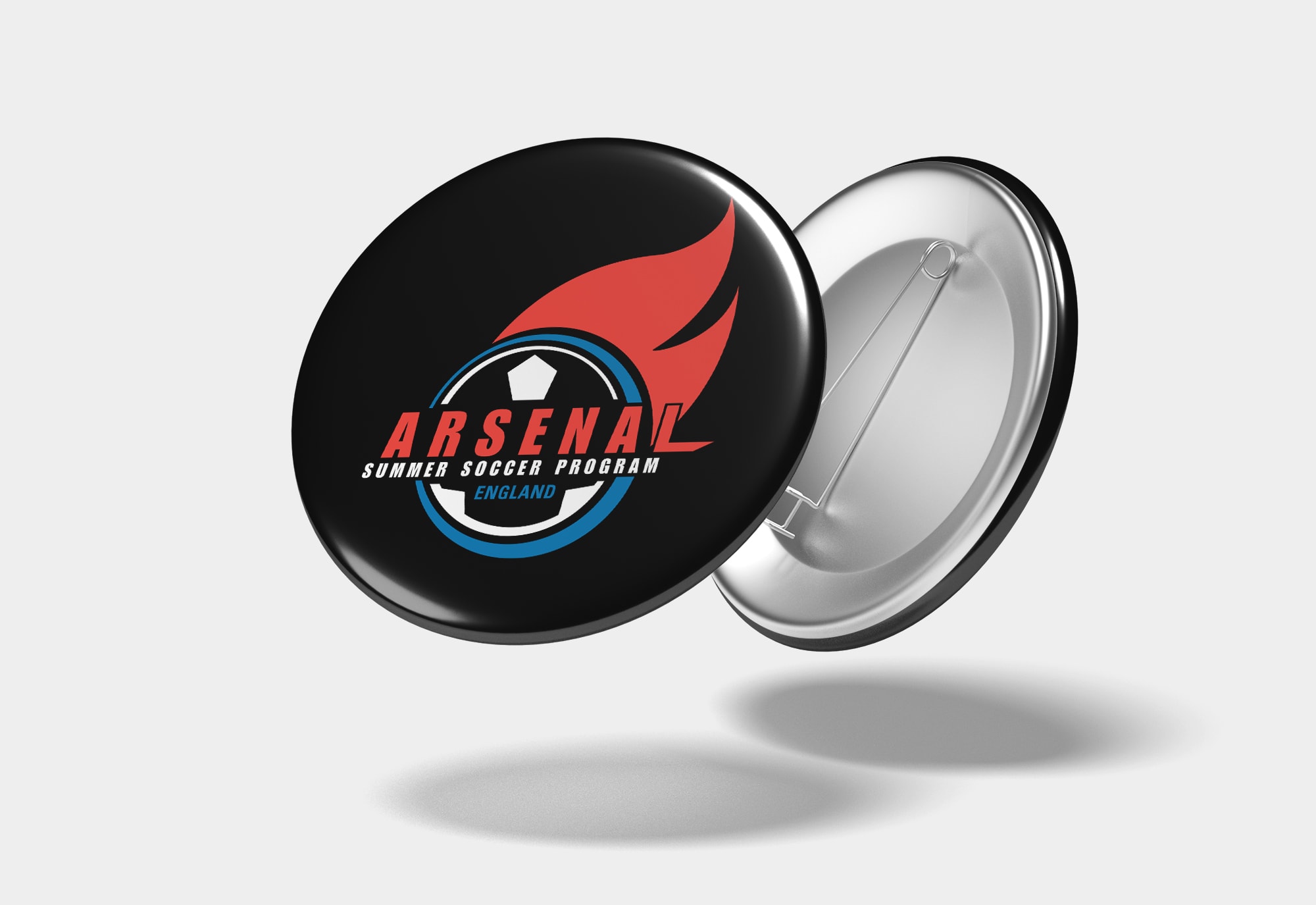 Arsenal-Summer-Soccer-Program-Logo-Design-3 Trust Based Parenting Logo Card Design