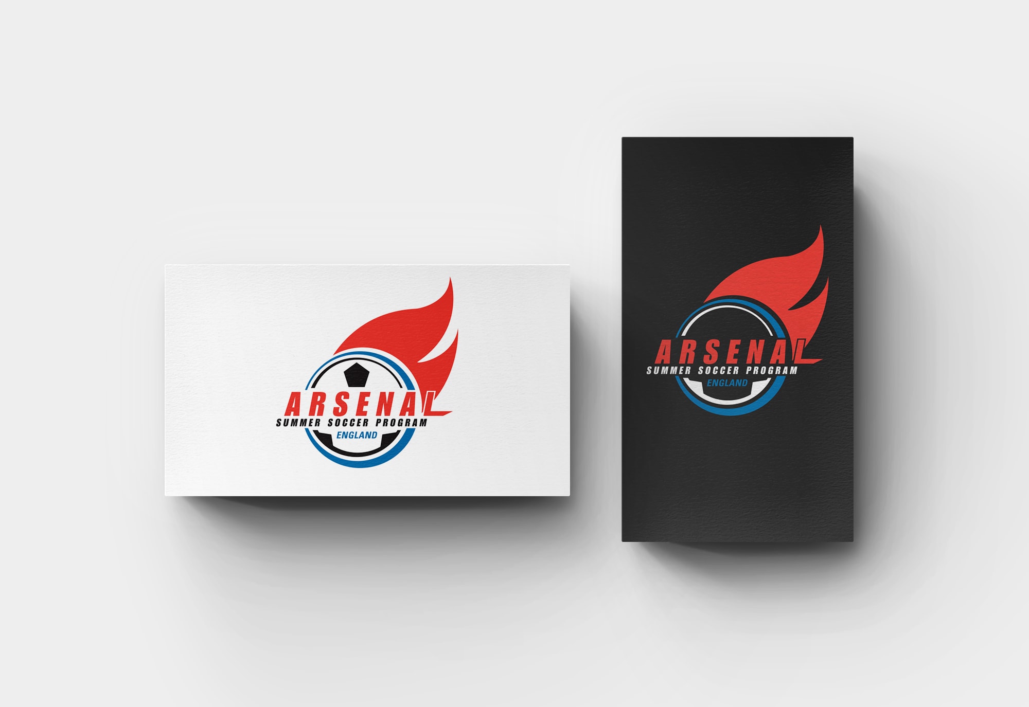 Arsenal-Summer-Soccer-Program-Logo-Design-5 Trust Based Parenting Logo Mug Design