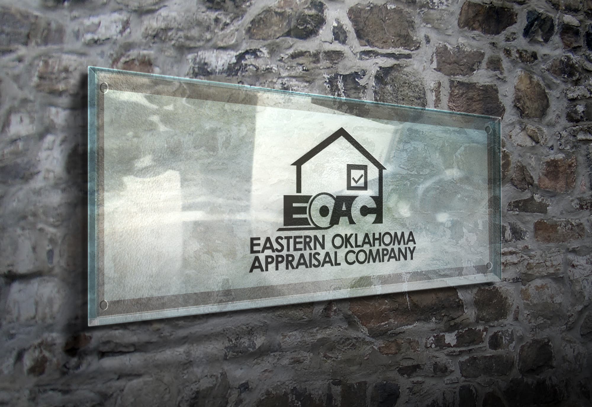 Eastern Oklahoma Appraisal Company Brand Development Signage by Matcha Design Eastern Oklahoma Appraisal Company Brand Development Signage