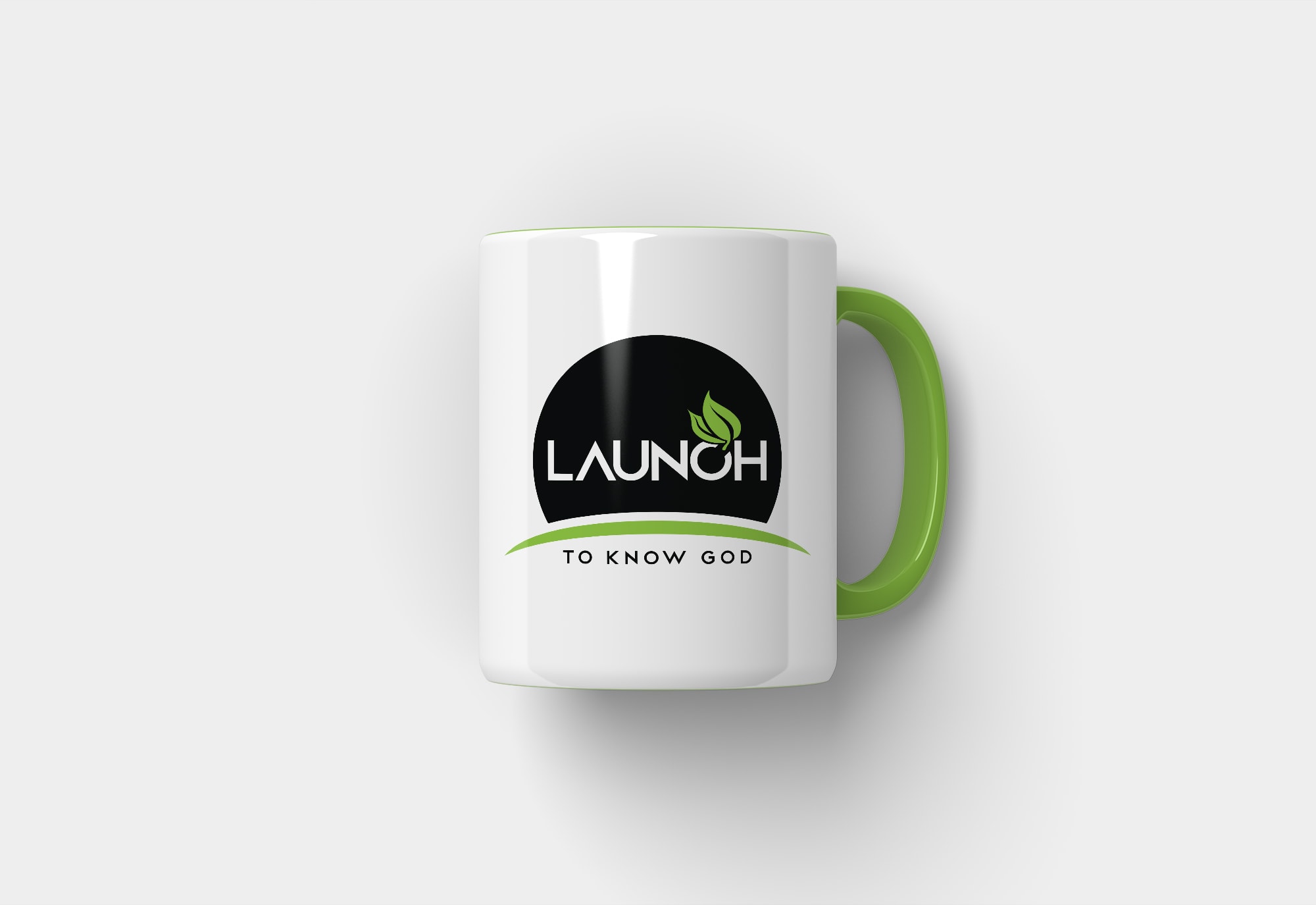 Launch Logo Design on Mug by Matcha Design Launch Logo Design on Mug by Matcha Design