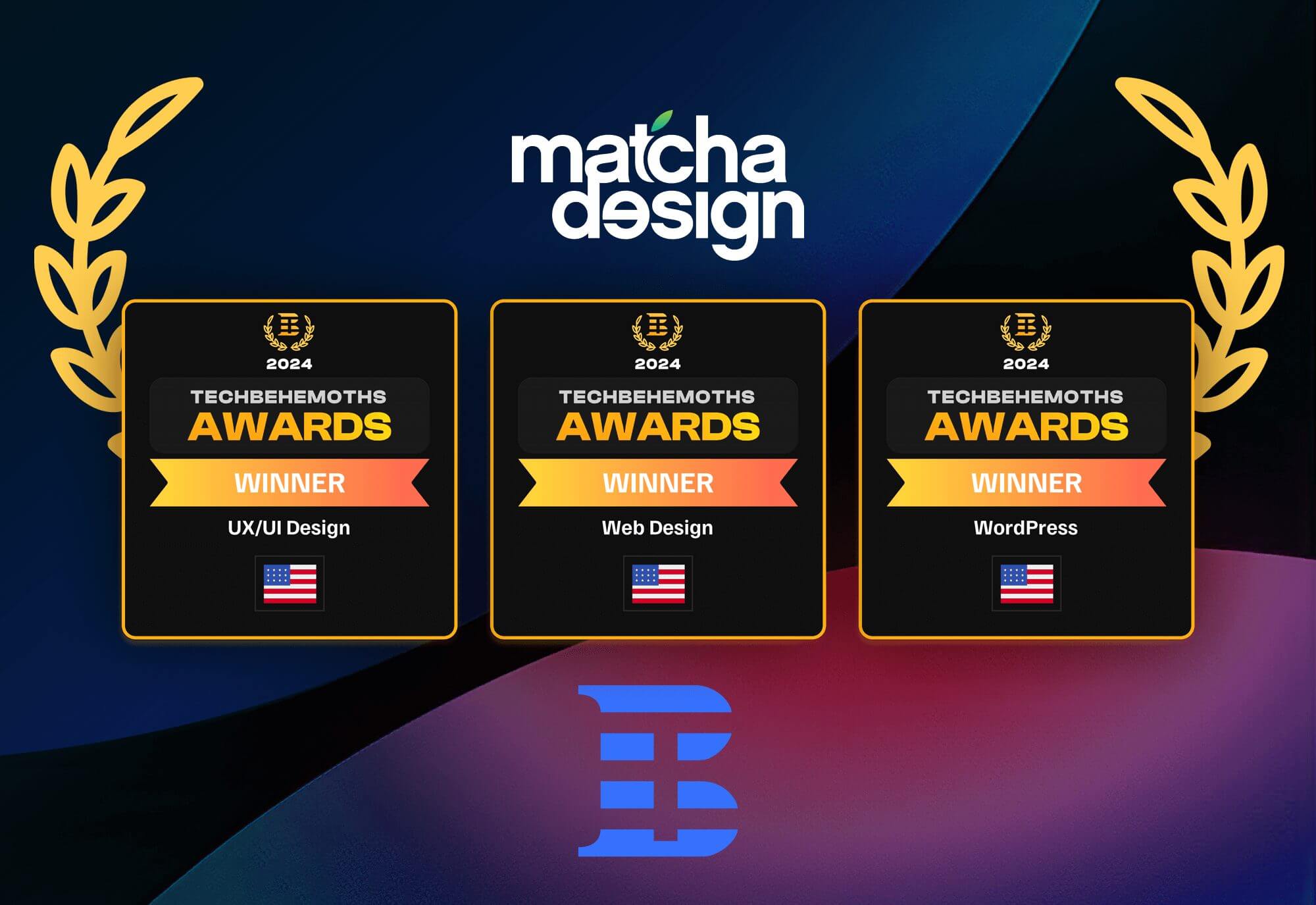 Matcha Design Announces Third Consecutive Win At TechBehemoths 2024
