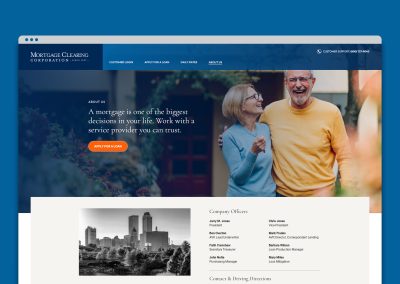 Web Design & Development for a Mortgage Company