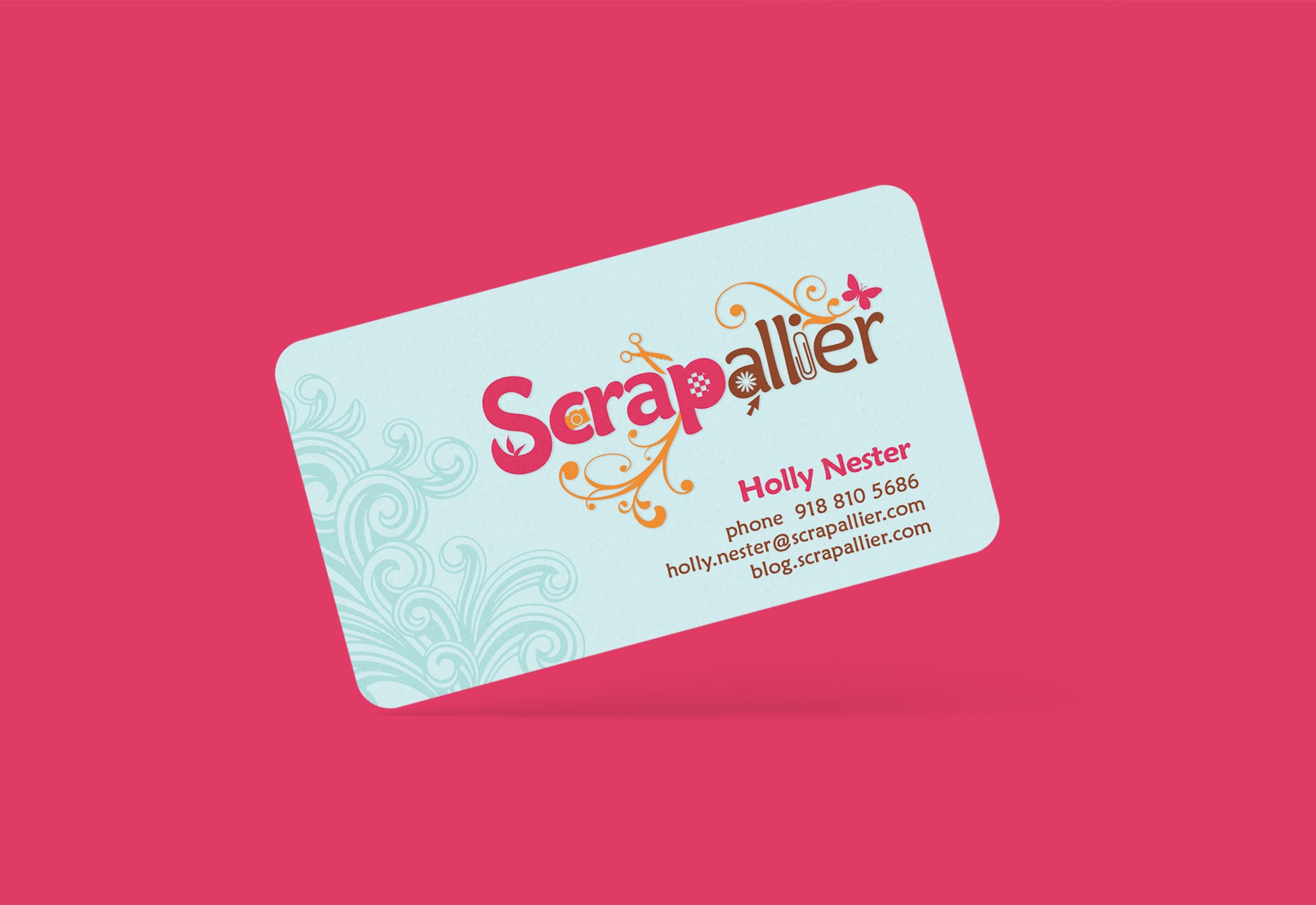 Scrapallier Business Card Design by Matcha Design Scrapallier Business Card Design
