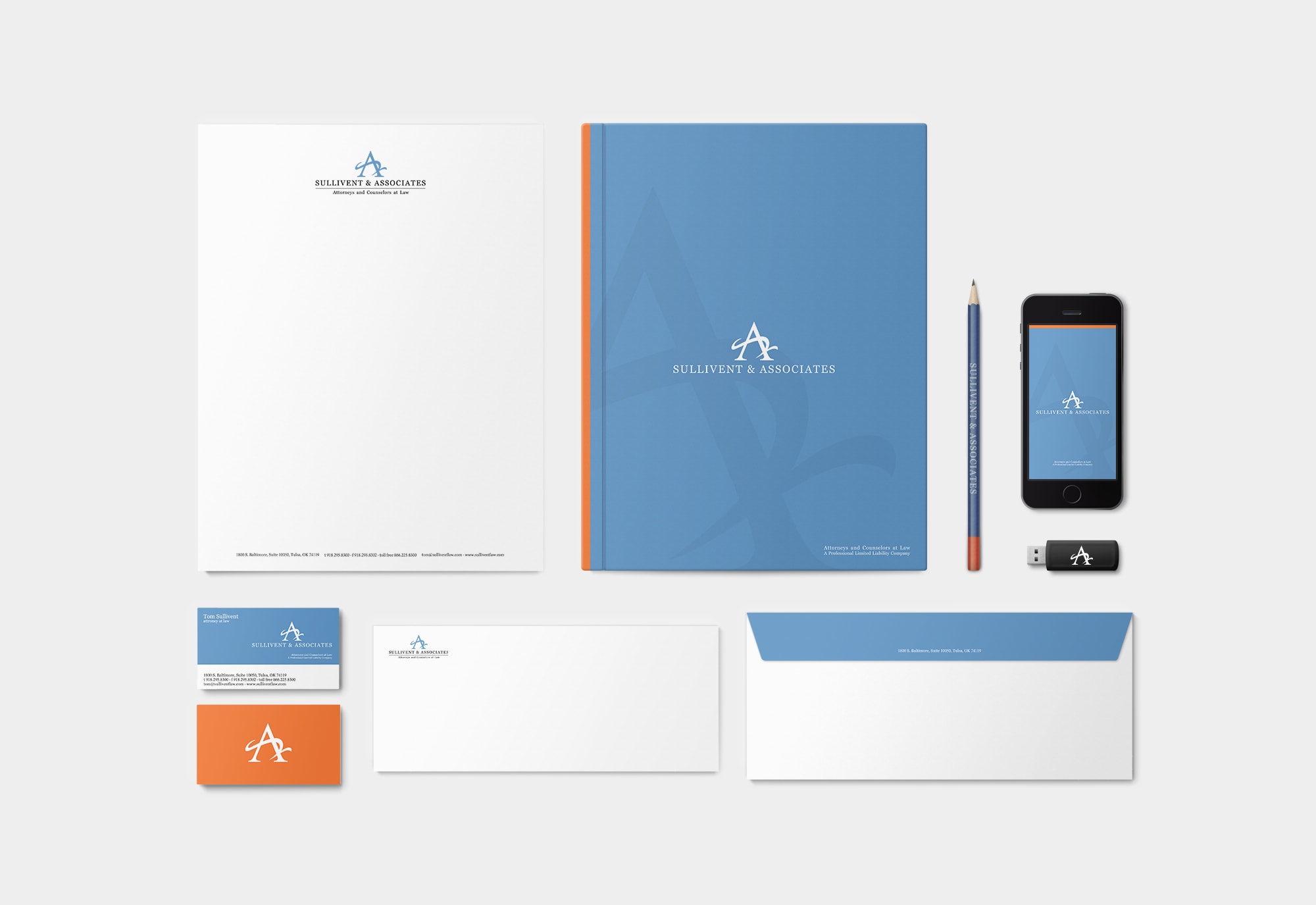Sullivent & Associates Brand Development Stationary by Matcha Design Sullivent & Associates Brand Development Stationary