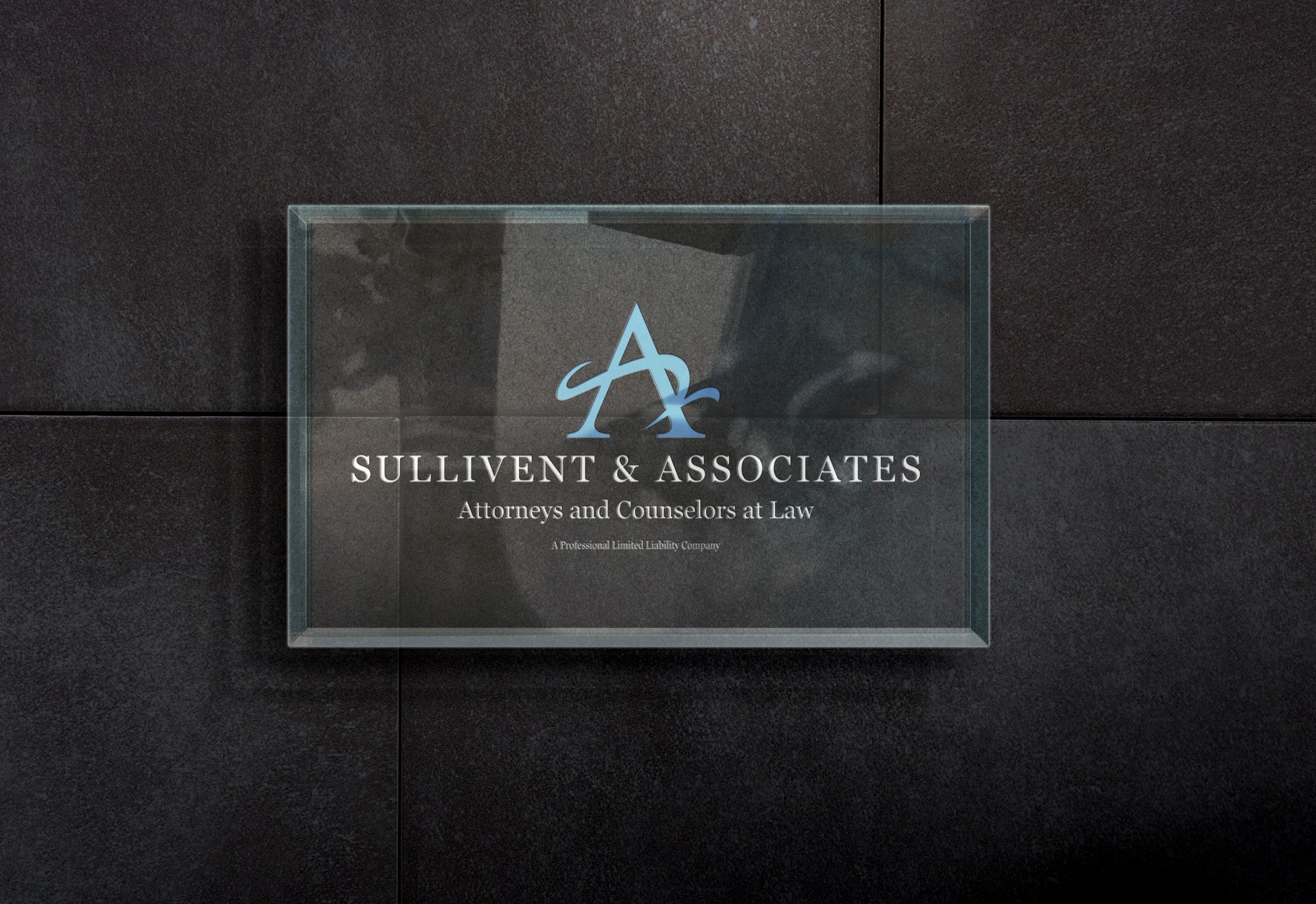 Sullivent & Associates Brand Development Signage by Matcha Design Sullivent & Associates Brand Development Signage