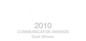 Communicator Awards 2010 Gold Winner - Matcha Design Communicator Awards 2010 Gold Winner